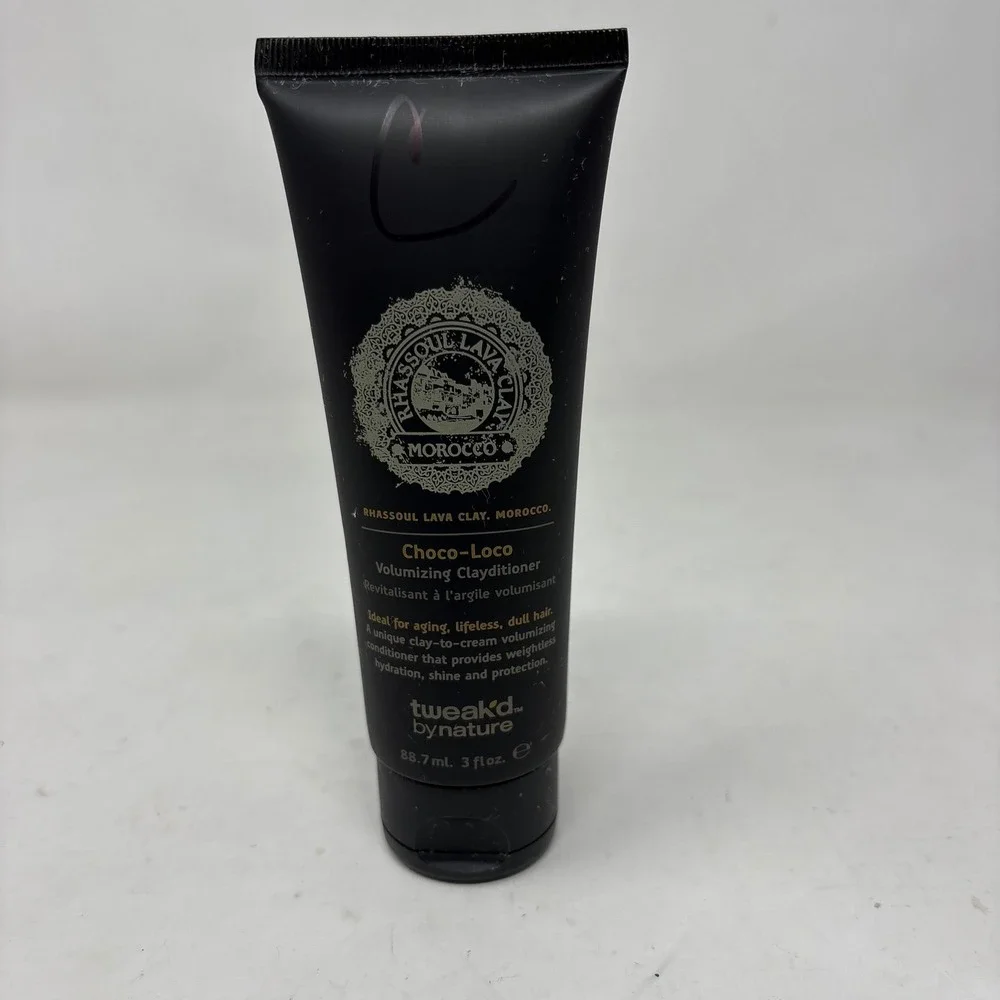 Tweak'd by Nature Choco-Loco Volumizing‎ Clayditioner Rhassoul Lava Clay 3oz NEW